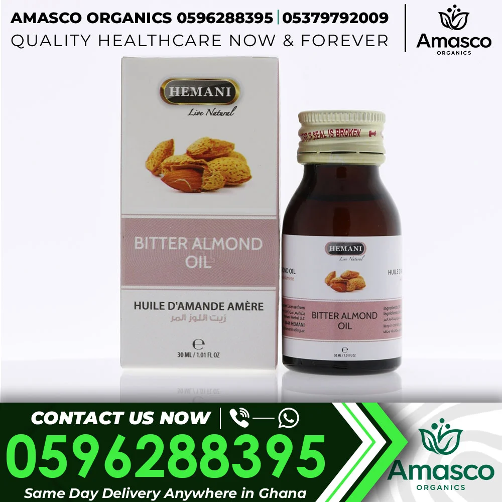 Hemani Bitter Almond Oil - 30ml - Image 2