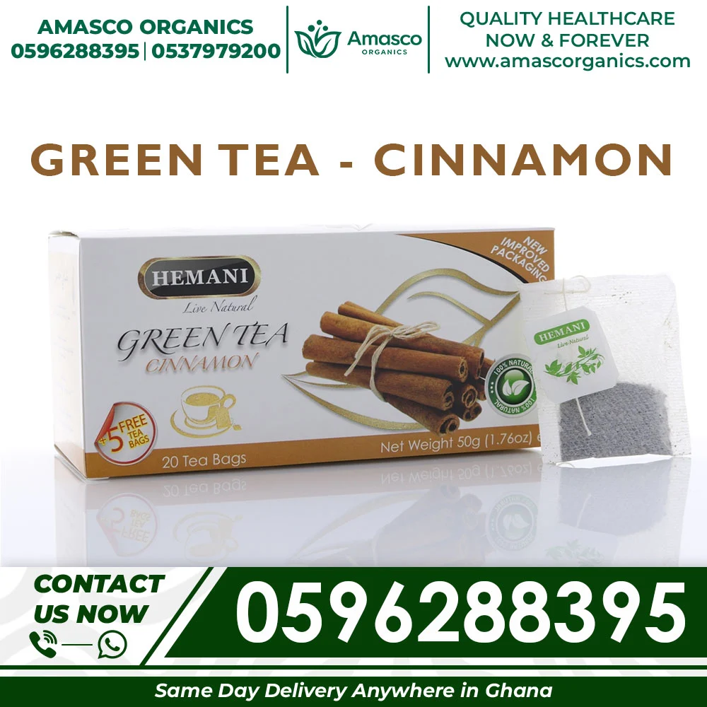 Hemani Green Tea Cinnamon - 20tea bags