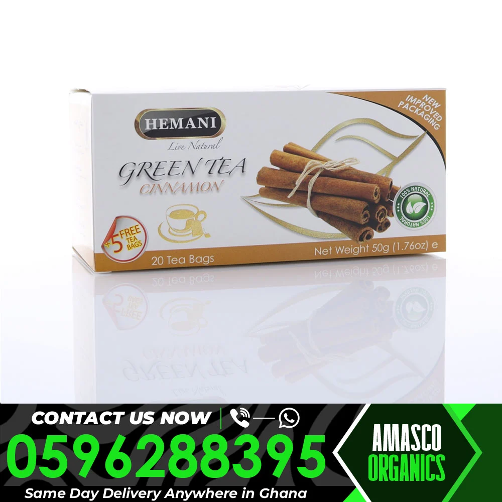 Hemani Green Tea Cinnamon - 20tea bags - Image 2